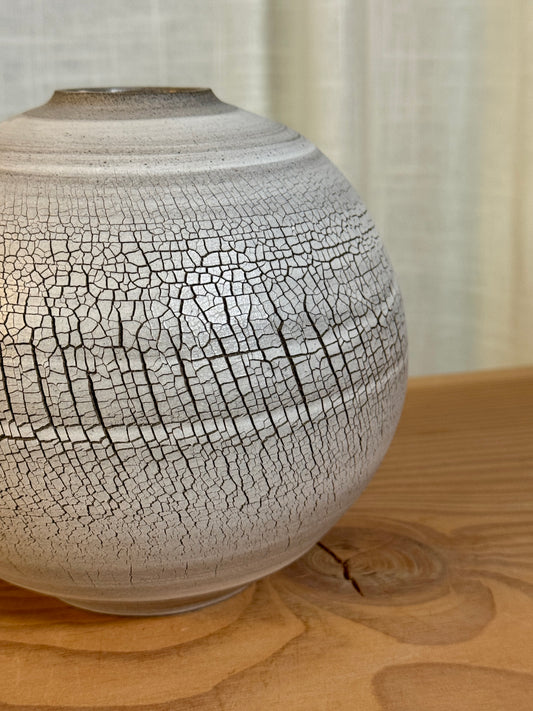 Unika krakellé vase
