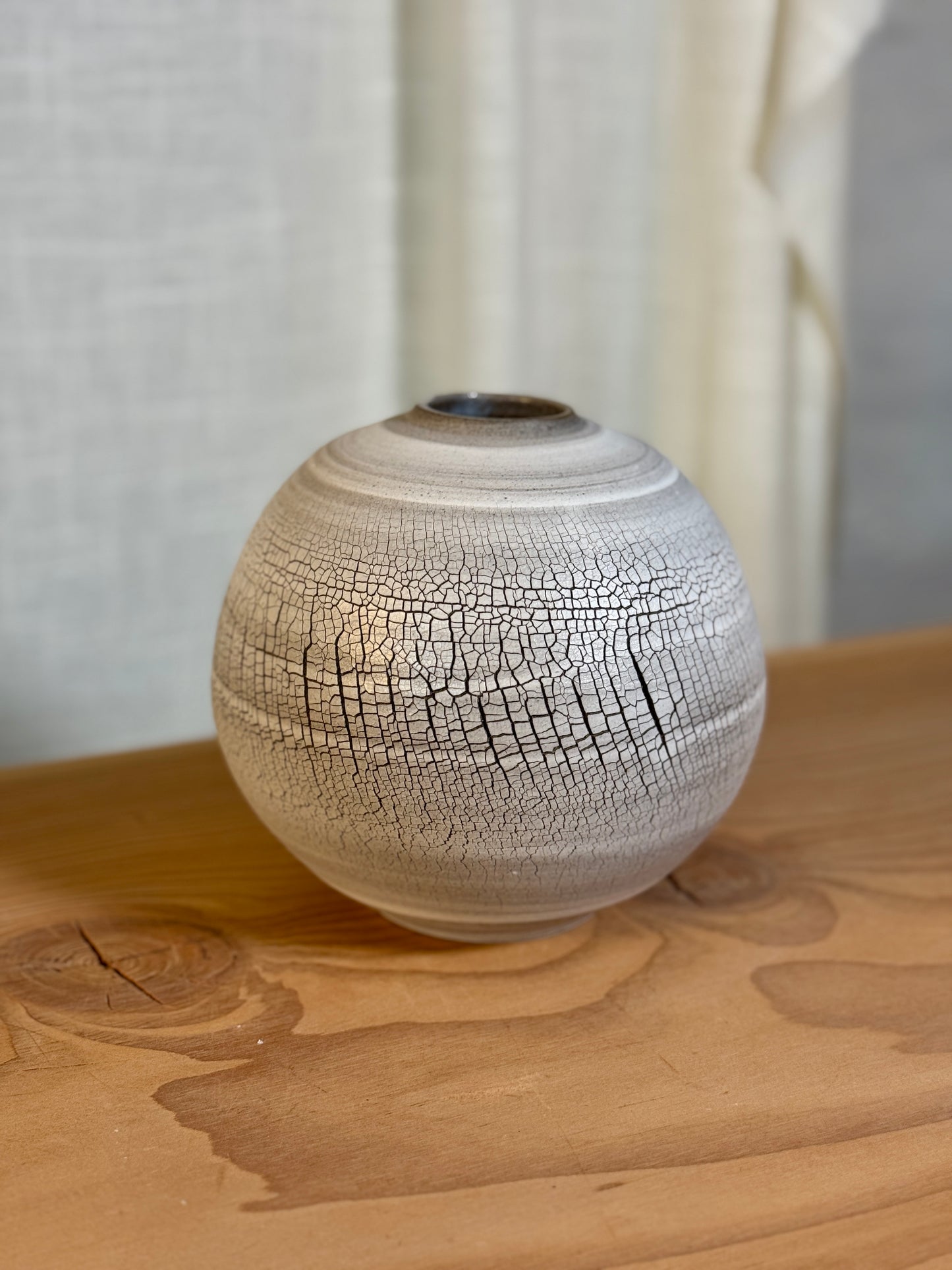 Unika krakellé vase