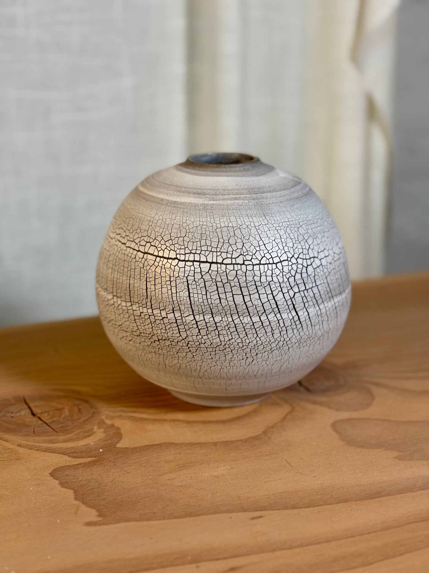 Unika krakellé vase